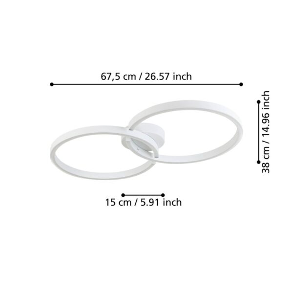AMANDOLO LED PLAFONJERA 900954 EGLO - Image 3