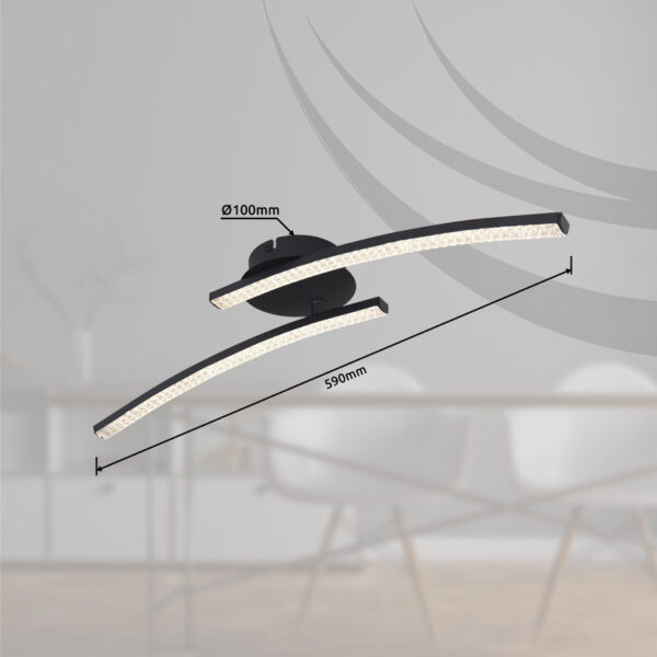 JULES LED PLAFONJERA 12W 67169-12 GLOBO LIGHTING - Image 9