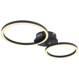 KENDY LED PLAFONJERA CRNA 24W 67233-24S GLOBO LIGHTING