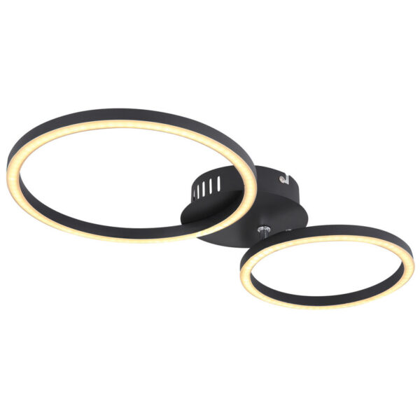 KENDY LED PLAFONJERA CRNA 24W 67233-24S GLOBO LIGHTING