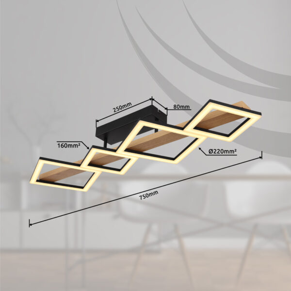 DUSTIN LED PLAFONJERA 67288D2 GLOBO LIGHTING - Image 7