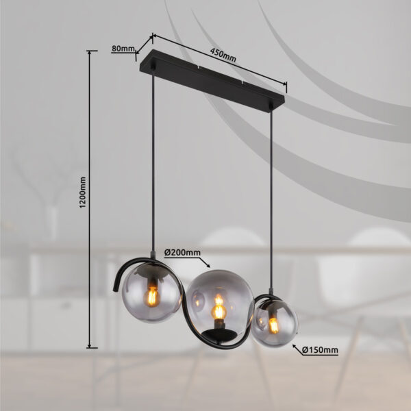 PORRY VISILICA 15869-3H GLOBO LIGHTING - Image 6