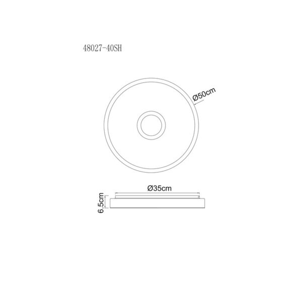 GEORGIA LED PLAFONJERA 48027-40SH GLOBO LIGHTING - Image 15