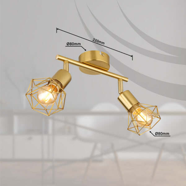 XARA I SPOT LAMPA 54802GB-2 GLOBO LIGHTING - Image 8