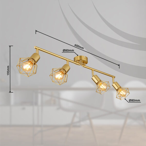 XARA I SPOT LAMPA 54802GB-4 GLOBO LIGHTING - Image 6