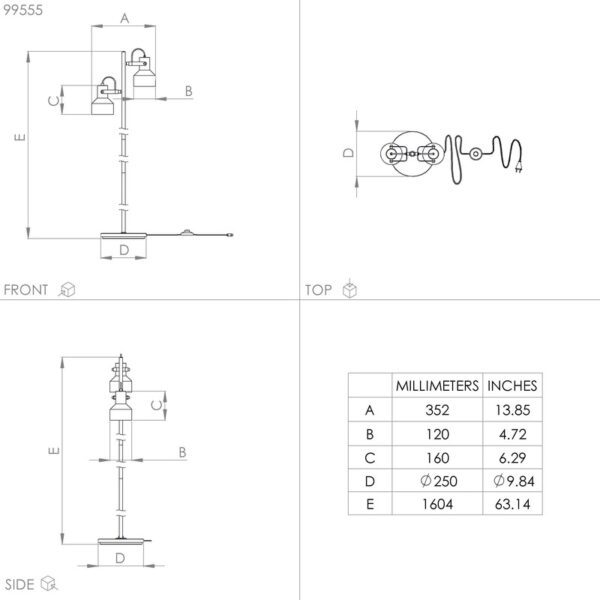 CASIBARE PODNA LAMPA 99555 EGLO - Image 4