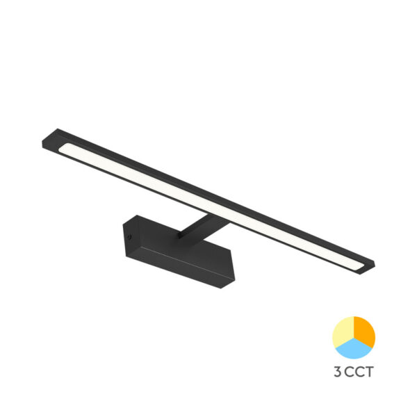 BRY-ARIA-600-12W-3U1-CRNA-IP44 SVETILJKA ZA OGLEDALO BN12-00781 BRAYTRON