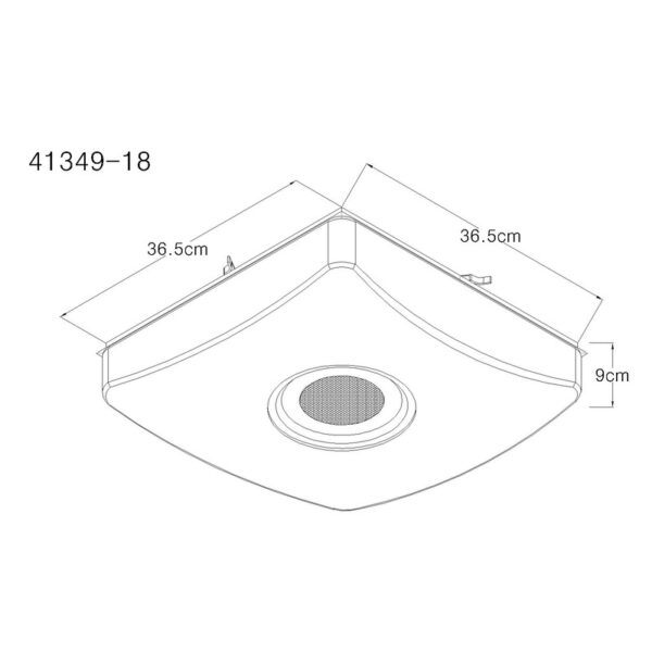 AYLEEN LED MUZICKA PLAFONJERA 41349-18 GLOBO LIGHTING - Image 11