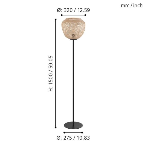 DEMBLEBY PODNA LAMPA 43264 EGLO - Image 2