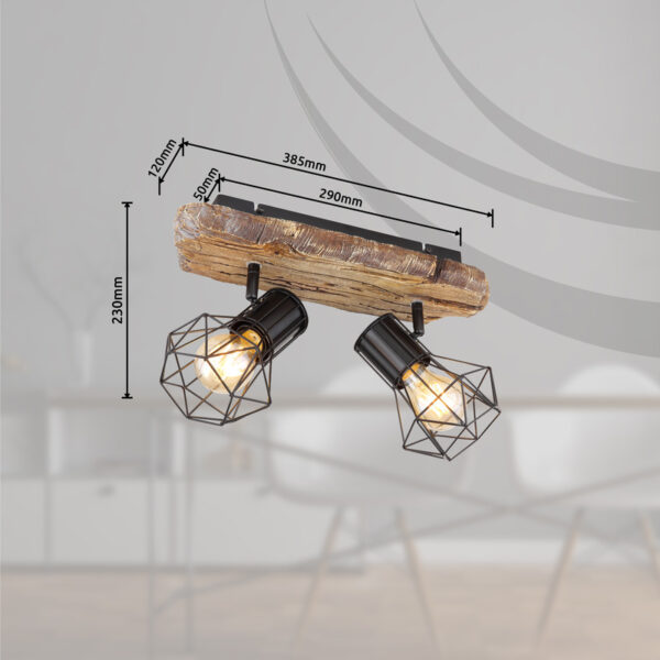 PRISKA SPOT LAMPA 54017W-2 GLOBO LIGHTING - Image 11