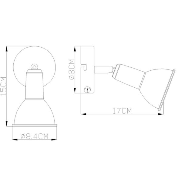 NAMUS SPOT LAMPA 54649-1 GLOBO LIGHTING - Image 2