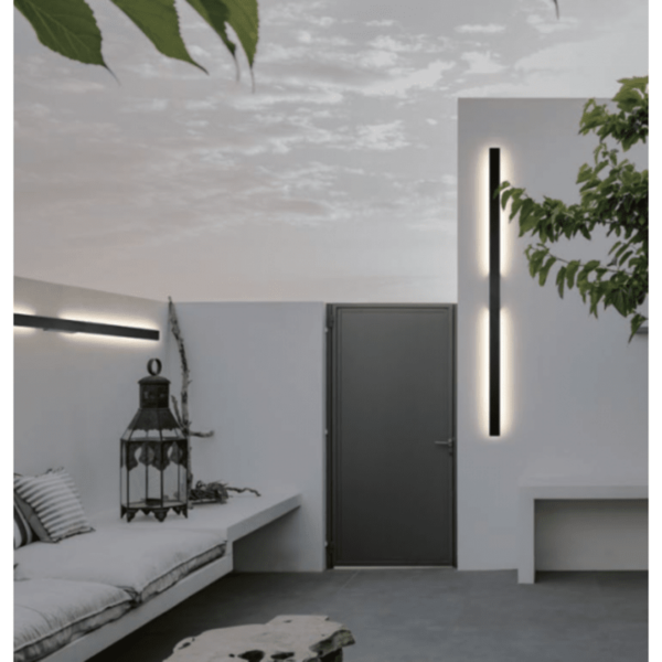 M1058/1000 CRNA LED 18W LED 4000K ZIDNA LAMPA IP54 MITEA LIGHTING - Image 3