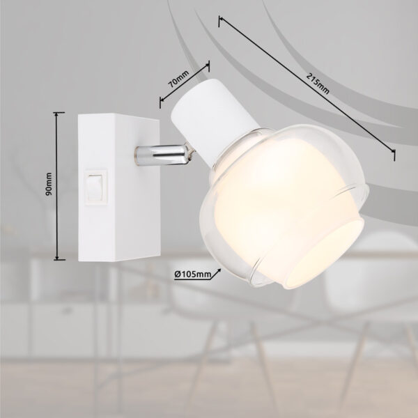TOKKI SPOT LAMPA 54309-1W GLOBO LIGHTING - Image 6