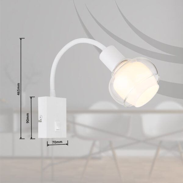 TOKKI ZIDNA LAMPA 54309WW GLOBO LIGHTING - Image 6
