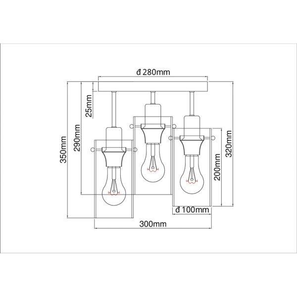 FANNI 15564-3D PLAFONSKA LAMPA GLOBO LIGHTING - Image 5