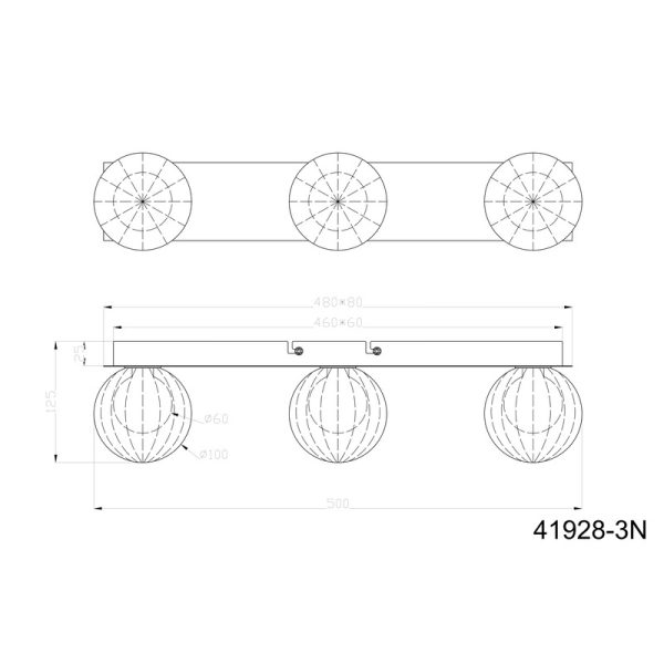 ANDER 41928-3N PLAFONSKA LAMPA GLOBO LIGHTING - Image 9
