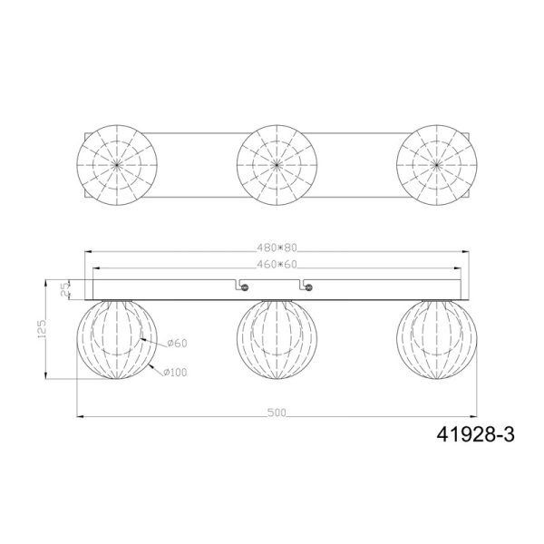 ANDER 41928-3 PLAFONSKA LAMPA GLOBO LIGHTING - Image 6