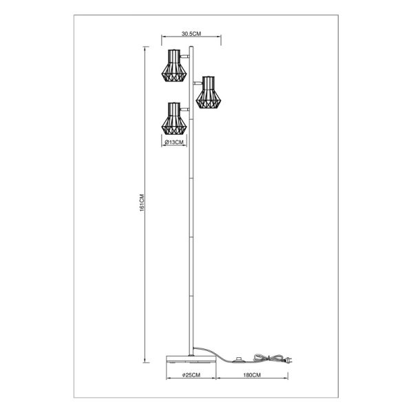 PRISKA 54017-3S PODNA LAMPA GLOBO LIGHTING - Image 7