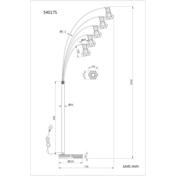PRISKA 54017S PODNA LAMPA GLOBO LIGHTING - Image 10