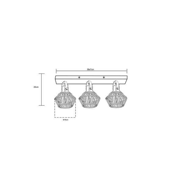 VALLI 54043-3 SPOT LAMPA GLOBO LIGHTING - Image 8