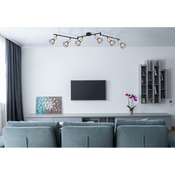 XARA I 54802S-6SAB SPOT LAMPA GLOBO LIGHTING - Image 2