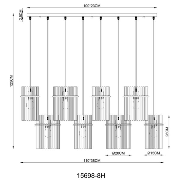 GORLEY 15698-8H VISILICA GLOBO LIGHTING - Image 7