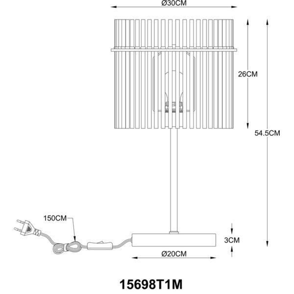 GORLEY 15698T1M STONA LAMPA GLOBO LIGHTING - Image 7