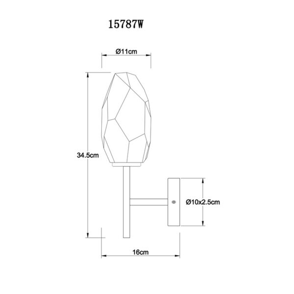 BARCLEY 15787W ZIDNA LAMPA GLOBO LIGHTING - Image 8