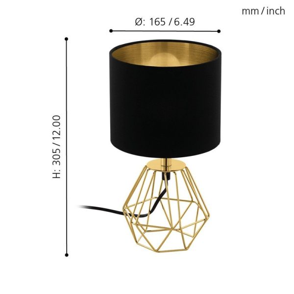 CARLTON 2 STONA LAMPA 95788 EGLO - Image 3