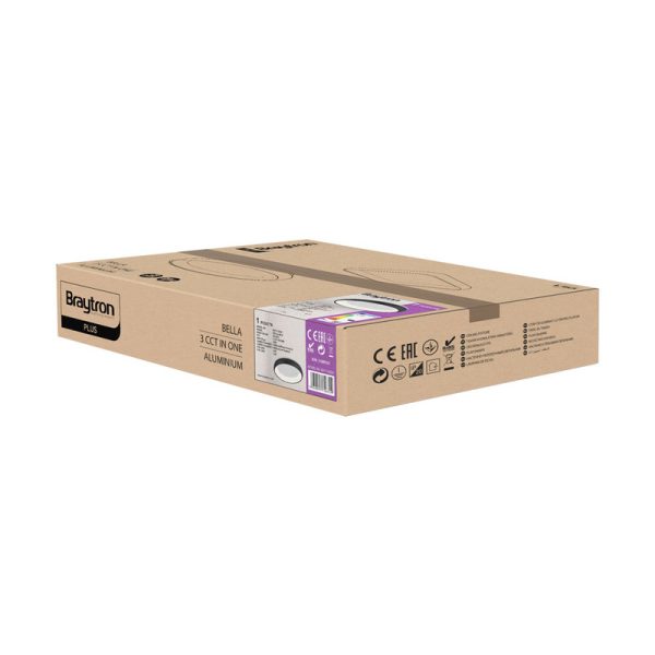 BRY-BELLA-MLS-SR-OKRUGLA-CRNA-36W-3U1-IP20-LED PLAFONJERA BH17-02381 BRAYTRON - Image 5