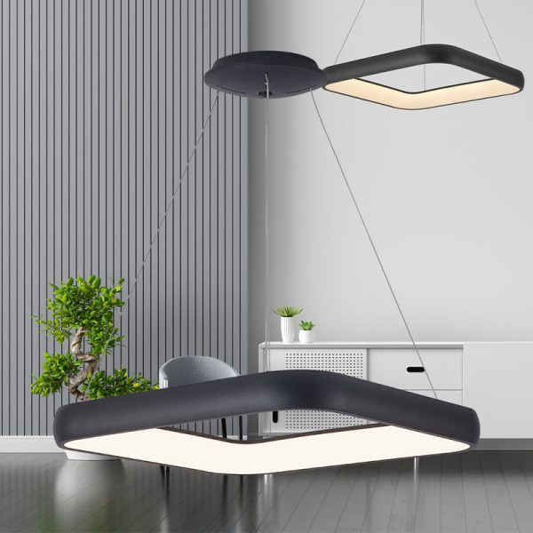 BRY-BELLA-MLP-PD-KVADRATNA-CRNA-46W-3U1-IP20-LED VISILICA BH17-03981 BRAYTRON - Image 2