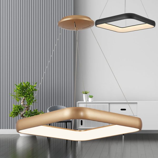 BRY-BELLA-MLP-PD-KVADRATNA-ZLATNA-46W-3U1-IP20-LED VISILICA BH17-03986 BRAYTRON - Image 2