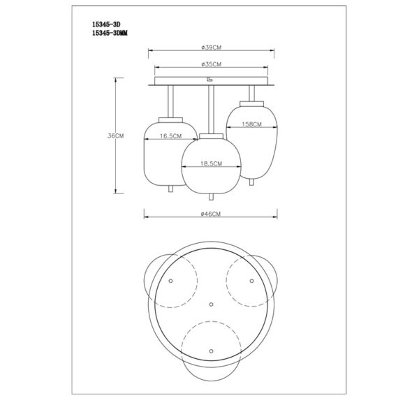 BLACKY I 15345-3DMM PLAFONSKA LAMPA GLOBO LIGHTING - Image 4
