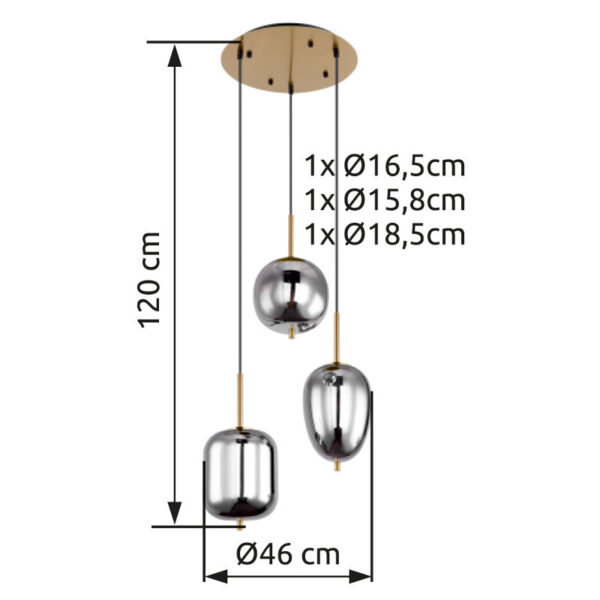 BLACKY I 15345-3MM VISILICA GLOBO LIGHTING - Image 7