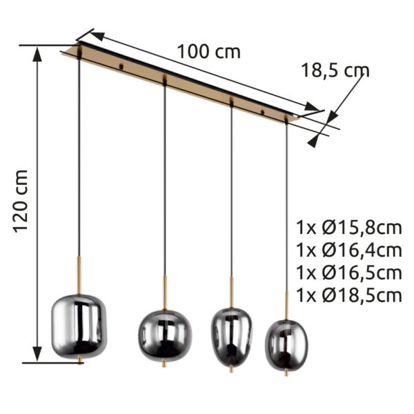 BLACKY I 15345-4MM VISILICA GLOBO LIGHTING - Image 7