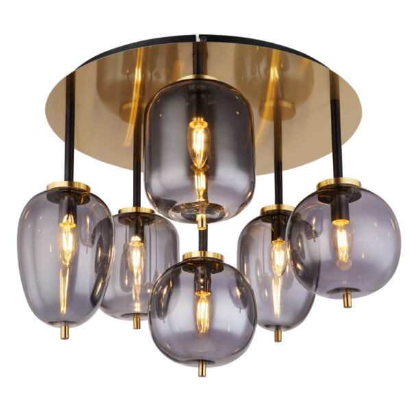 BLACKY I 15345-6DMM PLAFONSKA LAMPA GLOBO LIGHTING - Image 2
