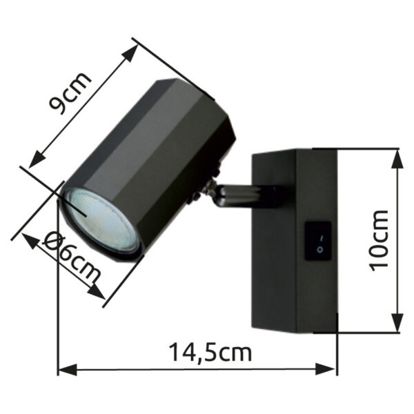 JAMES 57918-1 SPOT LAMPA GLOBO LIGHTING - Image 4