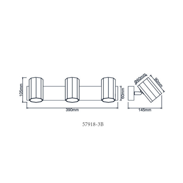 JAMES 57918-3B SPOT LAMPA GLOBO LIGHTING - Image 6