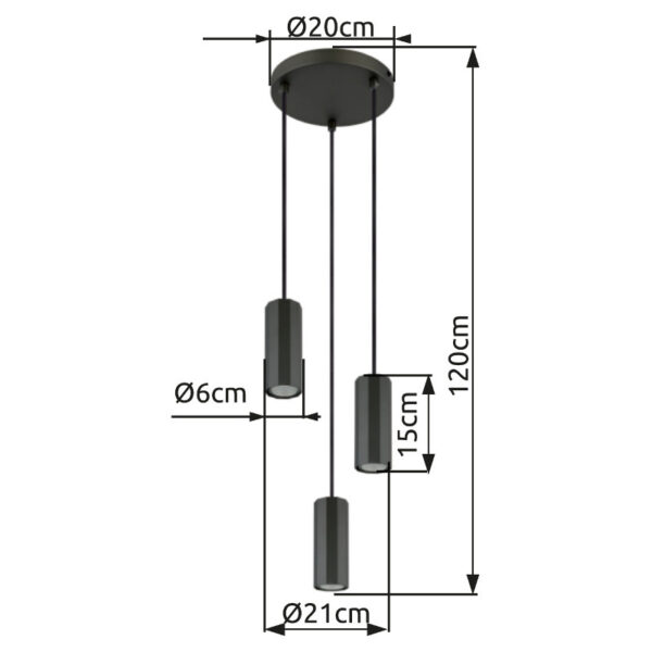 JAMES 57918-3H VISILICA GLOBO LIGHTING - Image 6