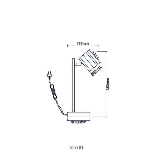 JAMES 57918T STONA LAMPA GLOBO LIGHTING - Image 2