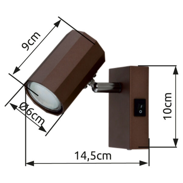 JAMES 57919-1 SPOT LAMPA GLOBO LIGHTING - Image 5