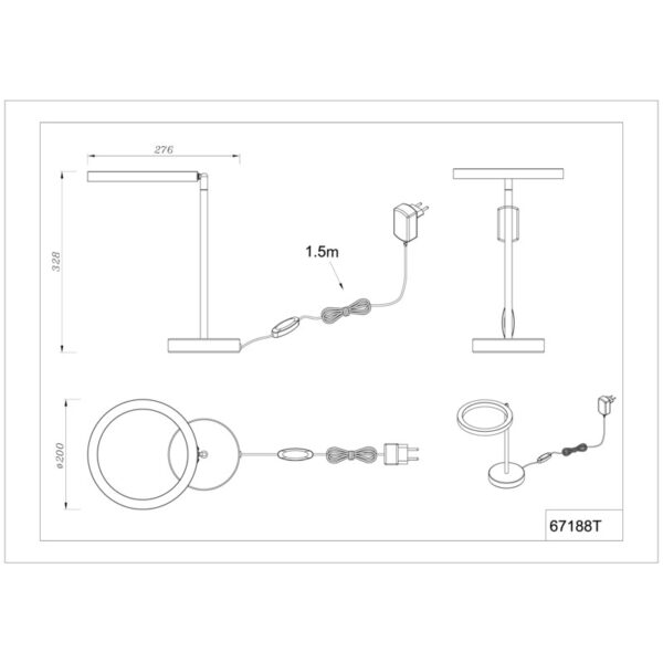 GRENVIX 67188T LED STONA LAMPA GLOBO LIGHTING - Image 7