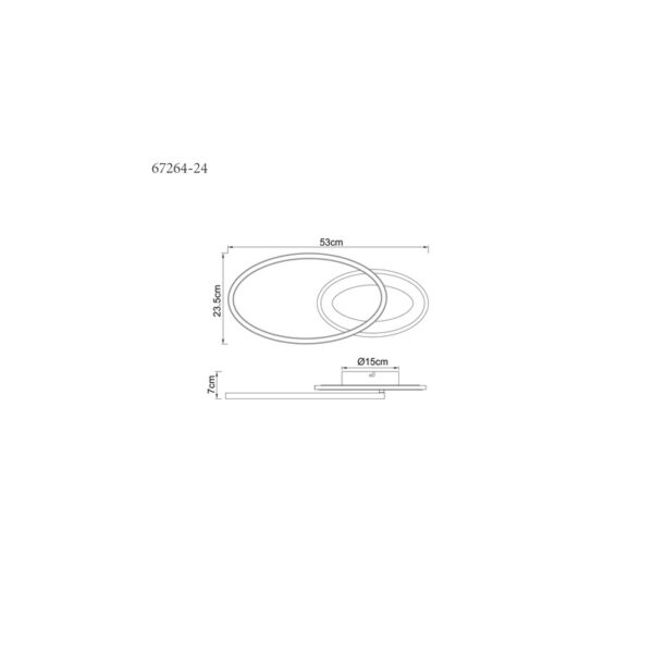 SILLA I 67264-24 LED PLAFONSKA LAMPA GLOBO LIGHTING - Image 7