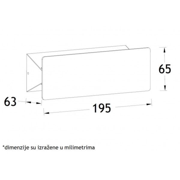 LED SVETILJKA JM-077 ZIDNA 5.5W 3000K IP54 ANTRACIT SPOLJNA LAMPA BB LINK - Image 3