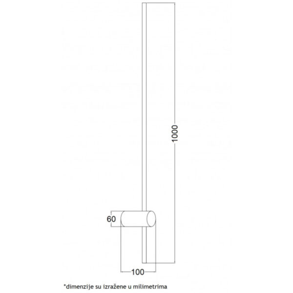 VESTA 362 ZIDNA LAMPA 14W 3000K CRNA HOME LIGHT - Image 2