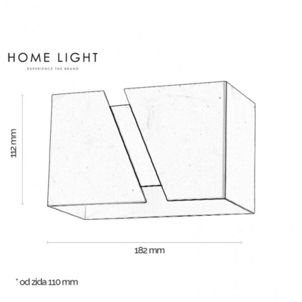 VESTA 445 ZIDNA LAMPA 1*G9 CRNA HOME LIGHT - Image 2