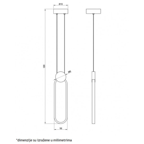 VESTA 469 VISILICA 15W 3000K BELA HOME LIGHT - Image 2