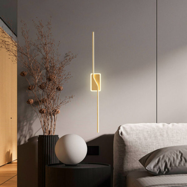 VESTA 470 ZIDNA LAMPA 15W 3000K BRUŠENO ZLATO HOME LIGHT - Image 3