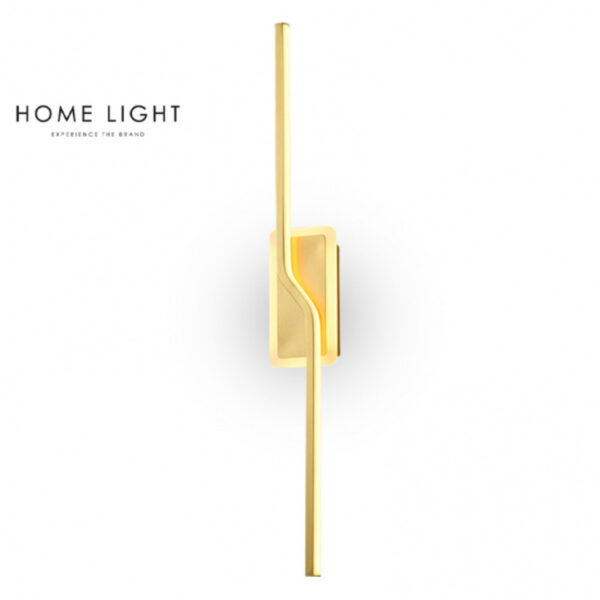 VESTA 470 ZIDNA LAMPA 15W 3000K BRUŠENO ZLATO HOME LIGHT - Image 2