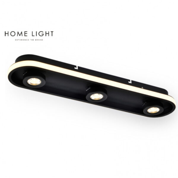 VESTA 476 PLAFONSKA SVETILJKA 21W+3*5W 3000K CRNA HOME LIGHT - Image 2